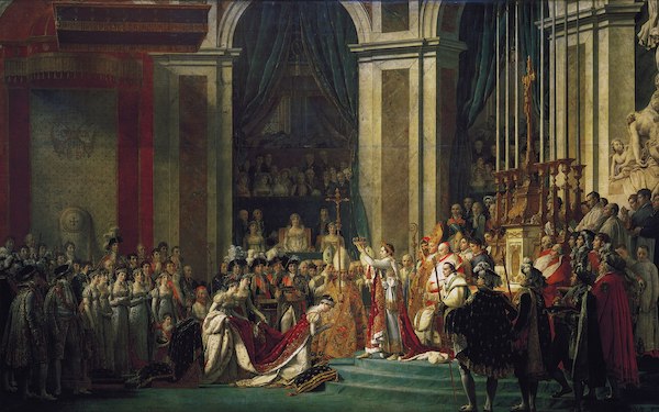 Tranh Napoleon dang quang - Tranh Napoleon - kiệt tác vượt thời gian trang trí treo tường ấn tượng
