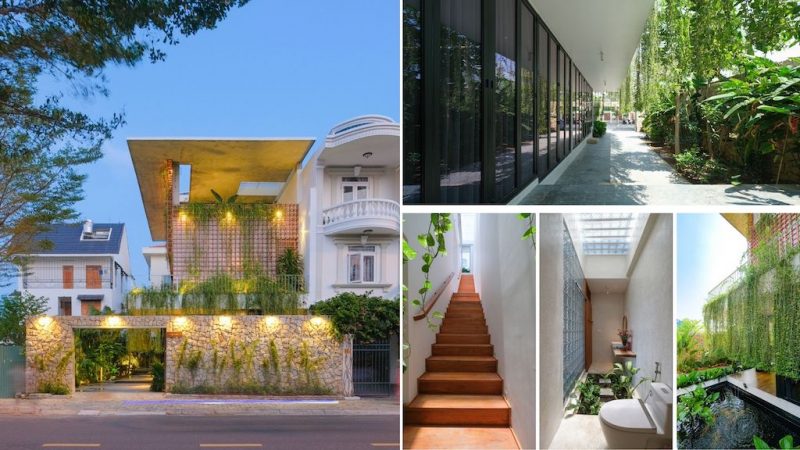 thiet ke biet thu dep nha trang 800x450 - Căn biệt thự thiết kế với kiến trúc nhiệt đới đương đại trong đô thị | Chơn Architecture