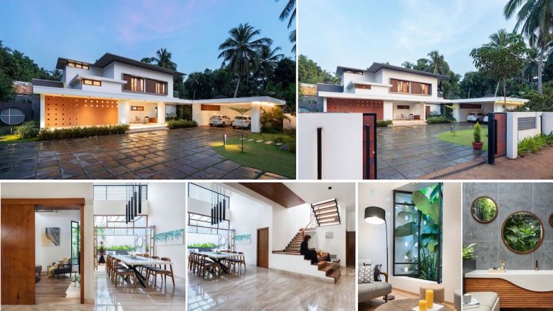 thiet ke biet thu dep 2022 1 800x450 - Căn biệt thự 2 tầng thiết kế hiện đại ở vùng quê mà ai cũng mê