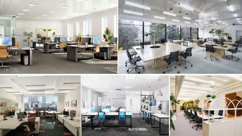 thiet ke van phong 70 m2 800x450 - Báo giá thiết kế văn phòng 70m2 chuyên nghiệp thi công trọn gói