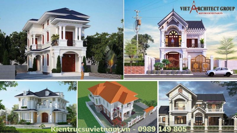 100+ Mẫu biệt thự tân cổ điển 2 tầng 1 tỷ - Thiết kế thi công trọn gói 2022
